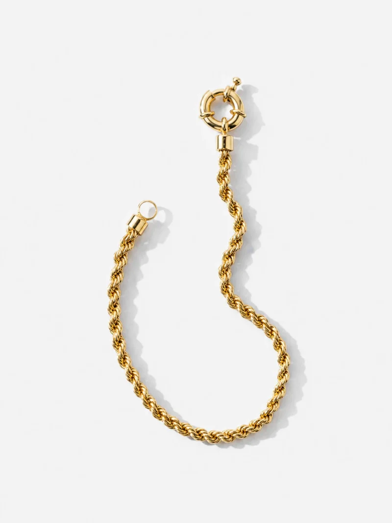 Gouden Armband Gedraaide Schakel Chester Twisted Chain