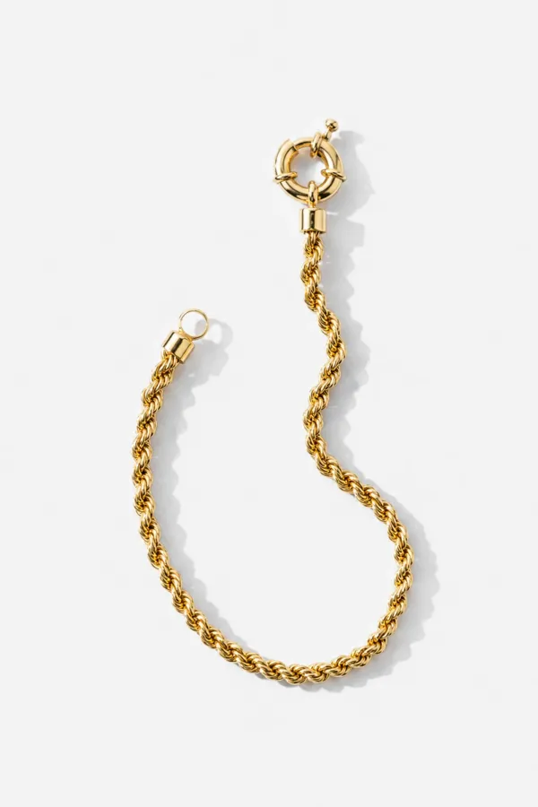 Gouden Armband Gedraaide Schakel Chester Twisted Chain