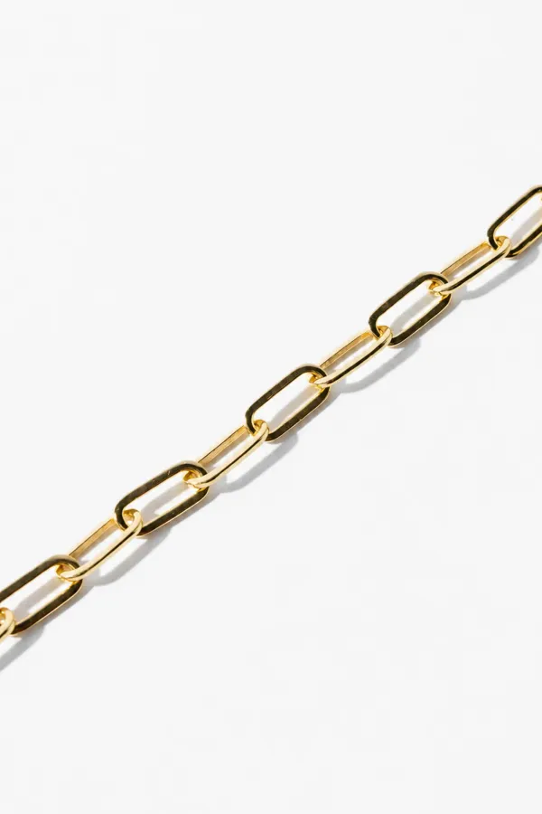 Gouden Armband Paperclip Schakel Legend