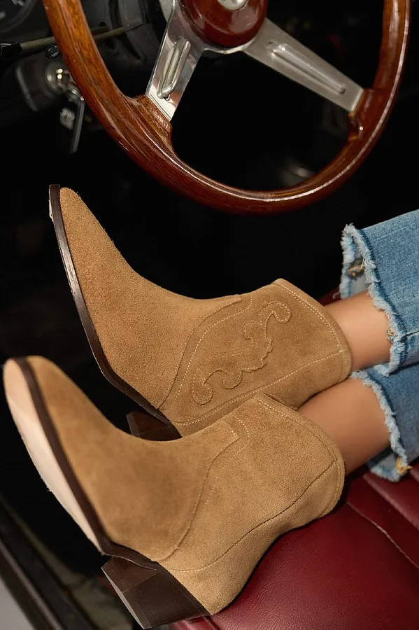 Westernstiefel für Damen Hayden Camel