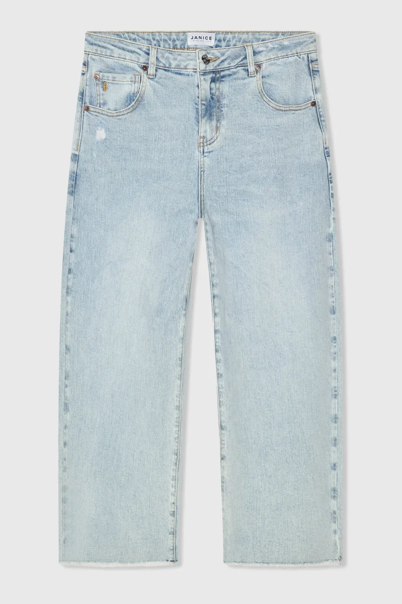 Barrel-Jeans für Damen, mittlere Leibhöhe, Stretch, Baxter, Blau, 565
