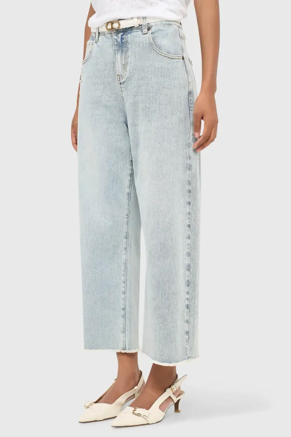 Barrel Jeans Dames Mid Rise Stretch Baxter Blauw 565