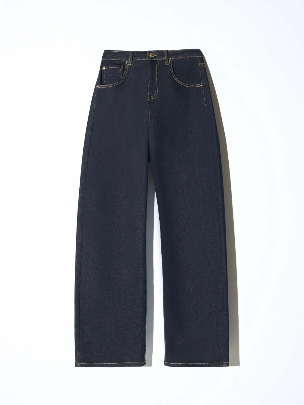 Barrel Jeans Dames Stretch Mid Rise Baxter Japanese Denim