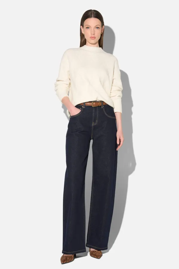 Barrel Jeans Dames Stretch Mid Rise Baxter Japanese Denim
