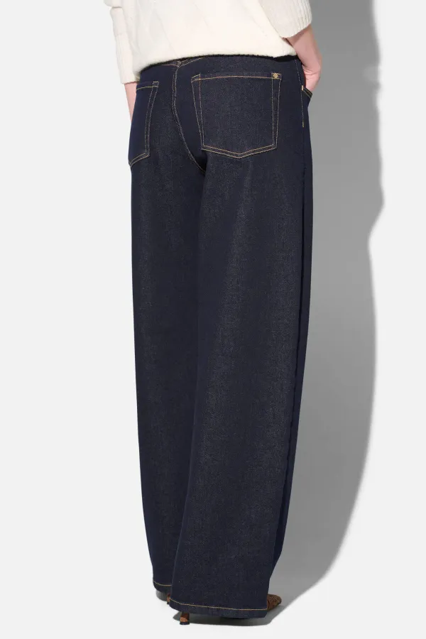 Barrel Jeans Dames Stretch Mid Rise Baxter Japanese Denim
