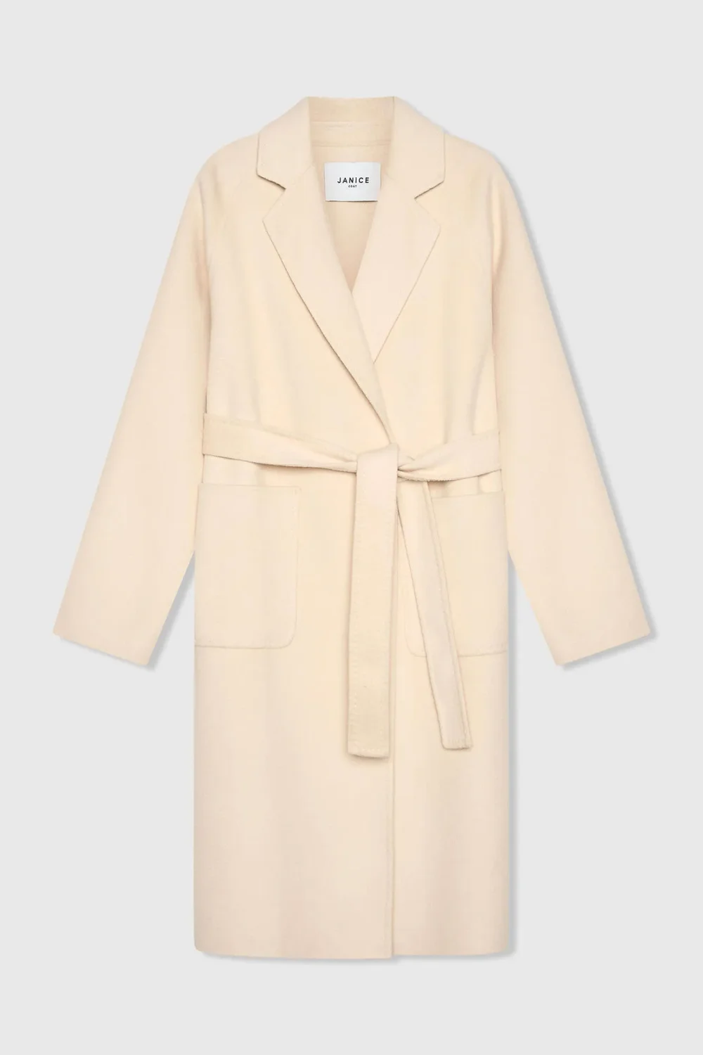 Kaschmir-Damenjacke, lang, Double-Face, Jules, beige
