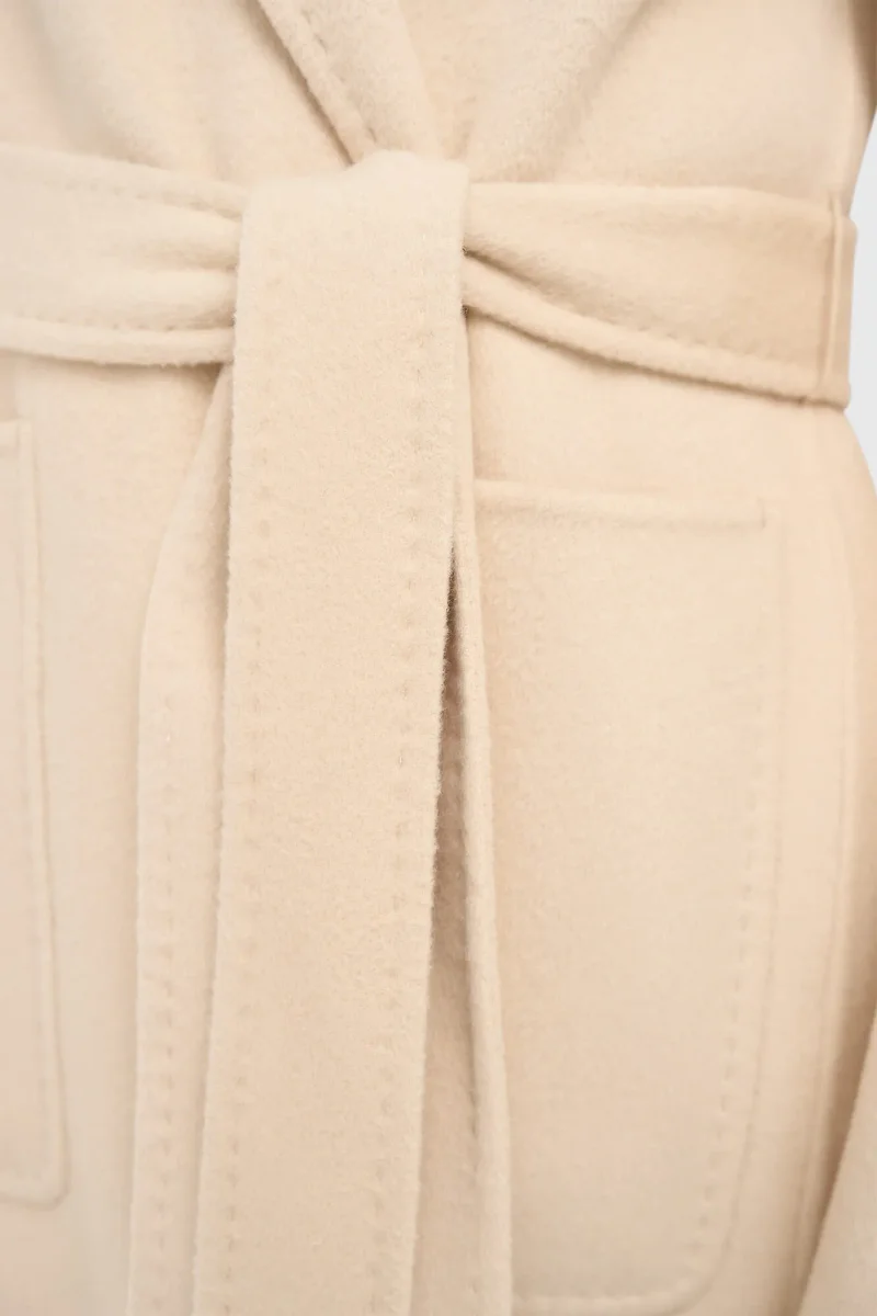 Kaschmir-Damenjacke, lang, Double-Face, Jules, beige