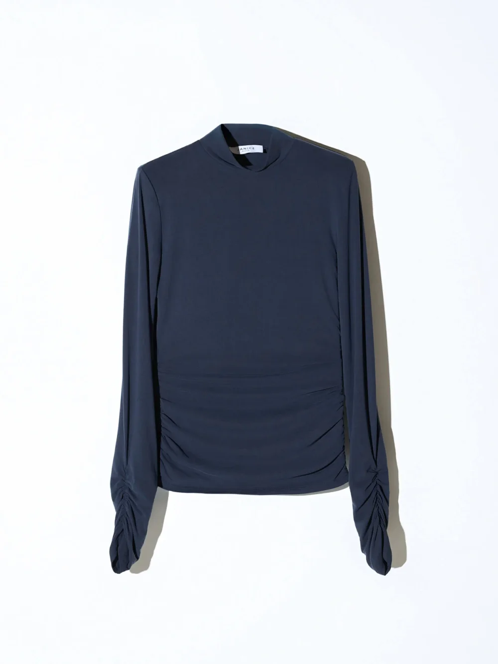 Blauw Dames Truitje Rimpels Barker