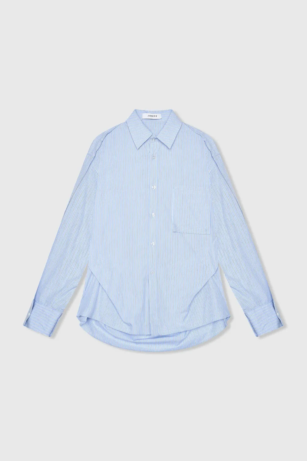 Blau gestreifte Damenbluse Phil