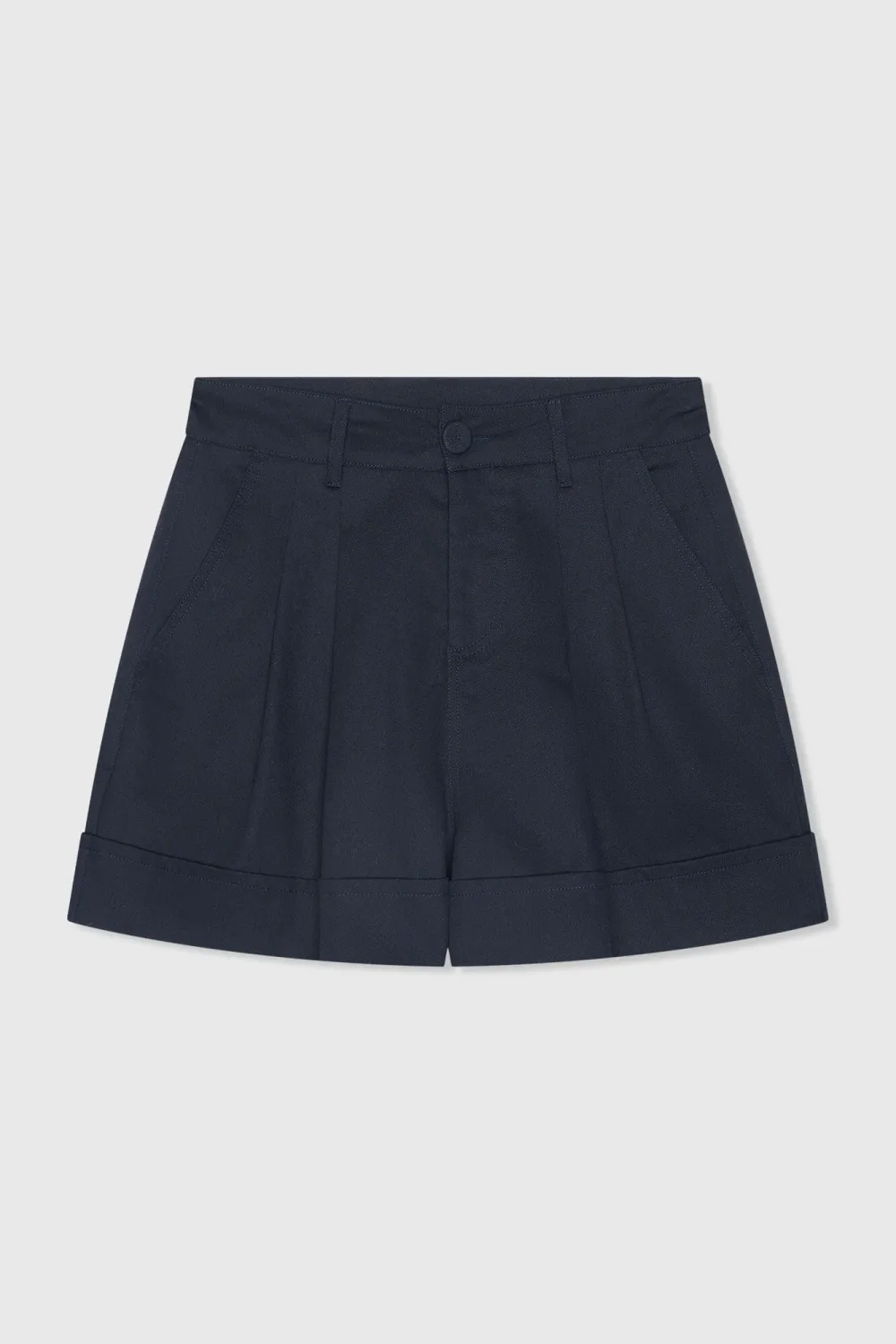 Blaue Baumwollshorts für Damen von Arthur