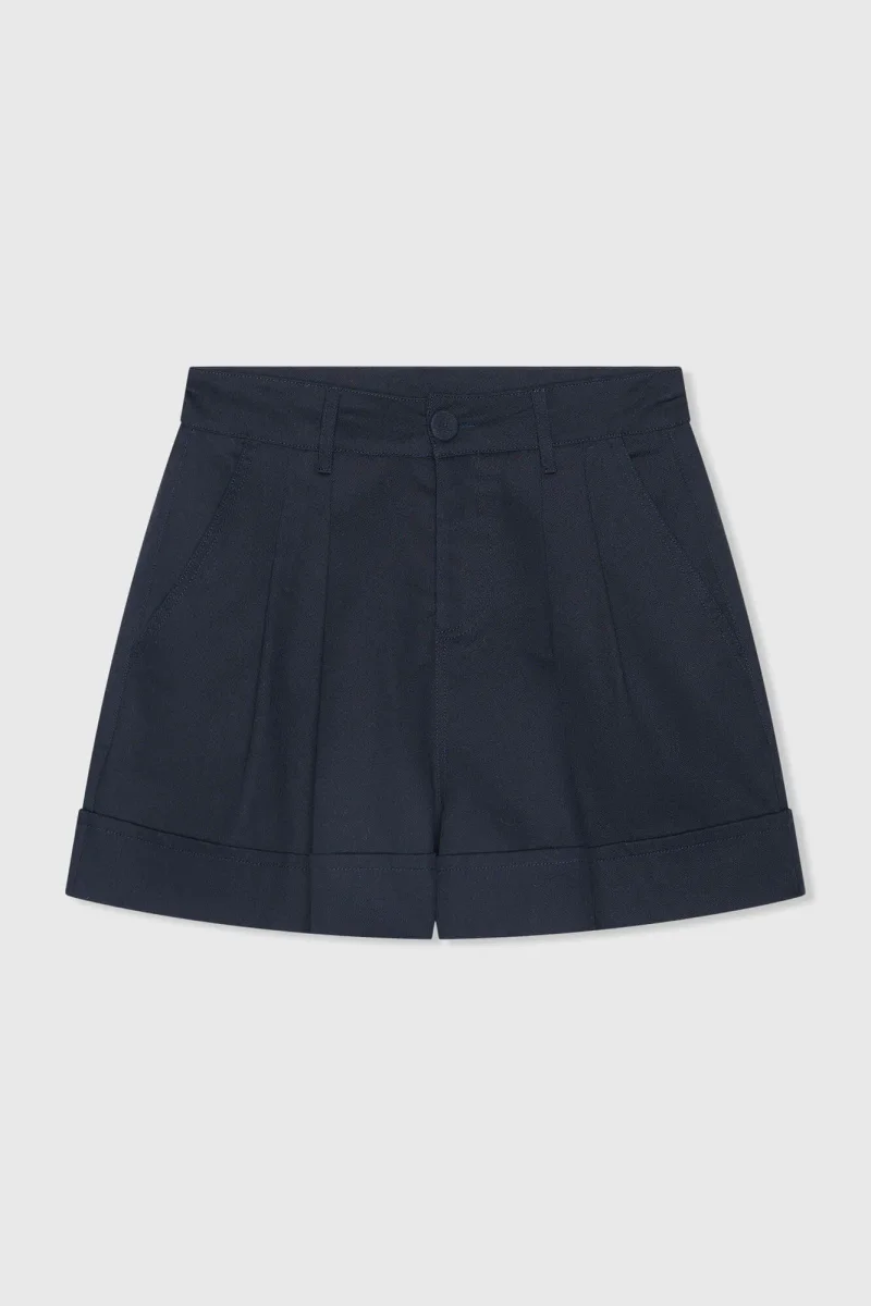 Blaue Baumwollshorts für Damen von Arthur