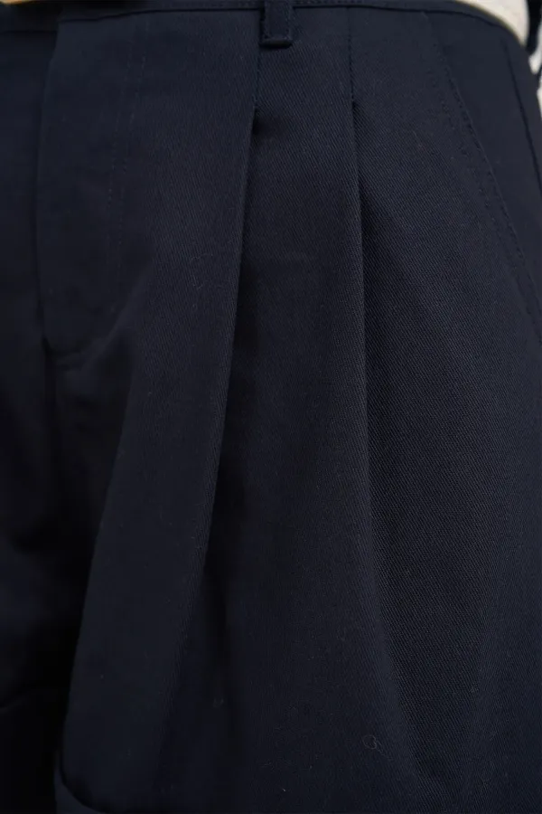 Blaue Baumwollshorts für Damen von Arthur