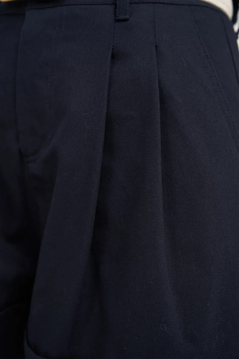 Blaue Baumwollshorts für Damen von Arthur