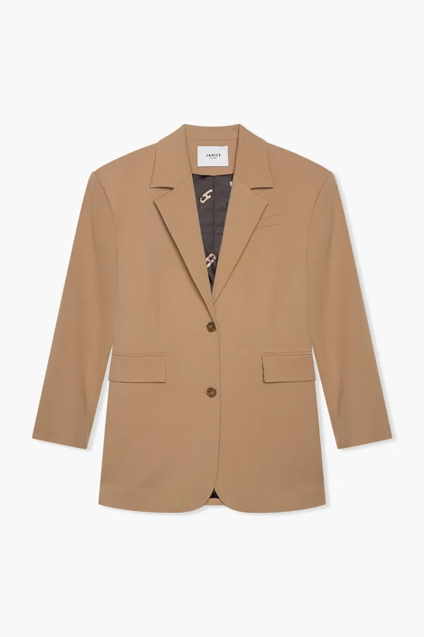 Oversized-Blazer für Damen Buddy Beige