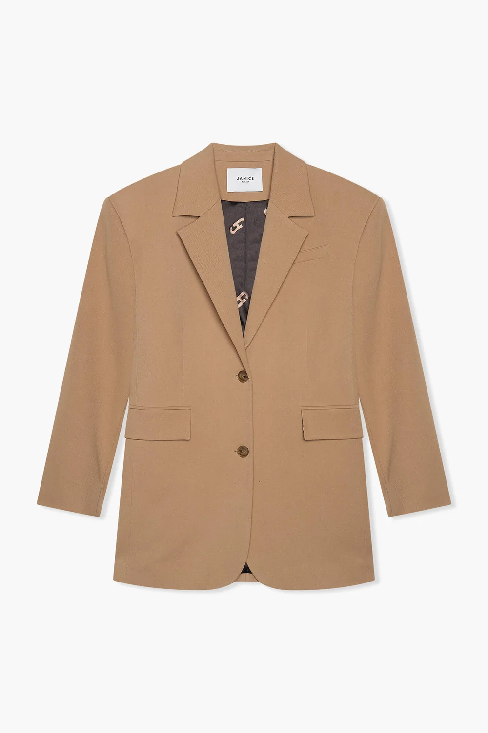 Women's Oversized Blazer Buddy Beige