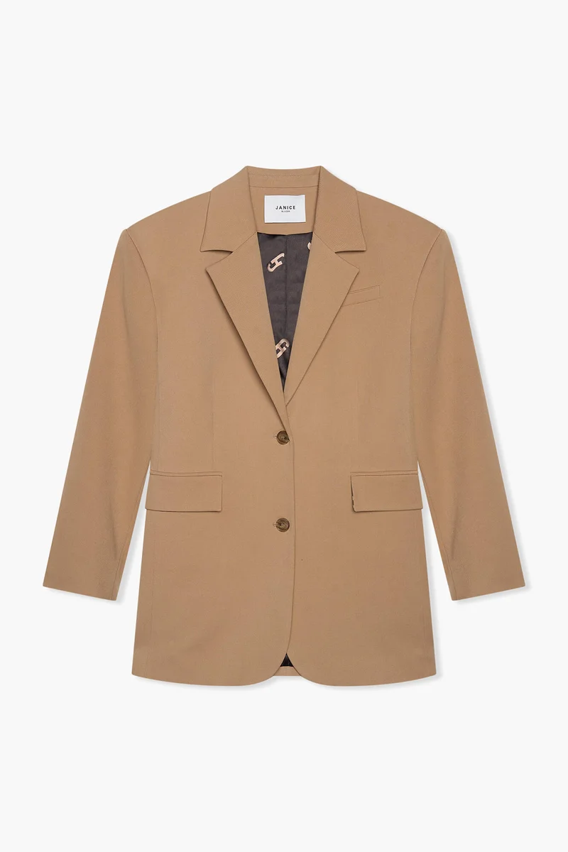 Women's Oversized Blazer Buddy Beige