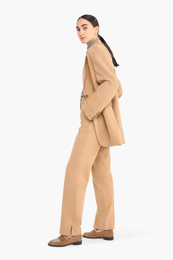 Oversized-Blazer für Damen Buddy Beige