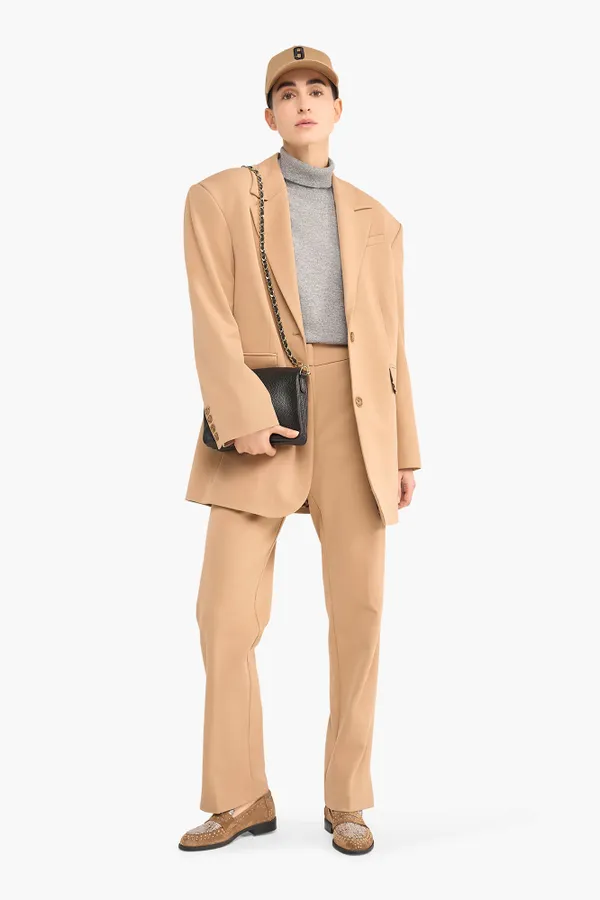 Oversized-Blazer für Damen Buddy Beige