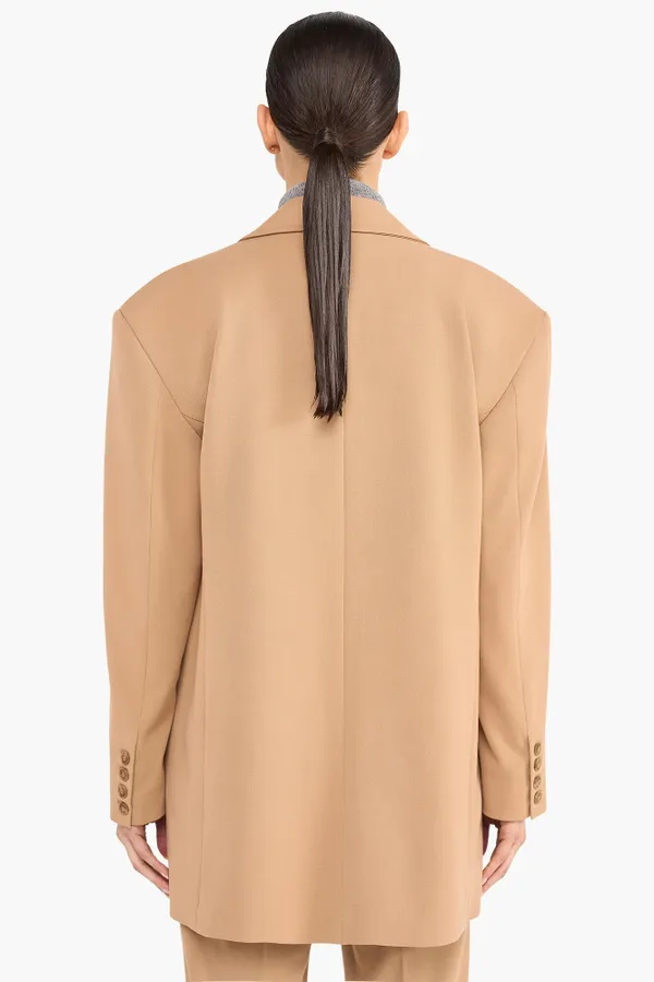 Oversized-Blazer für Damen Buddy Beige