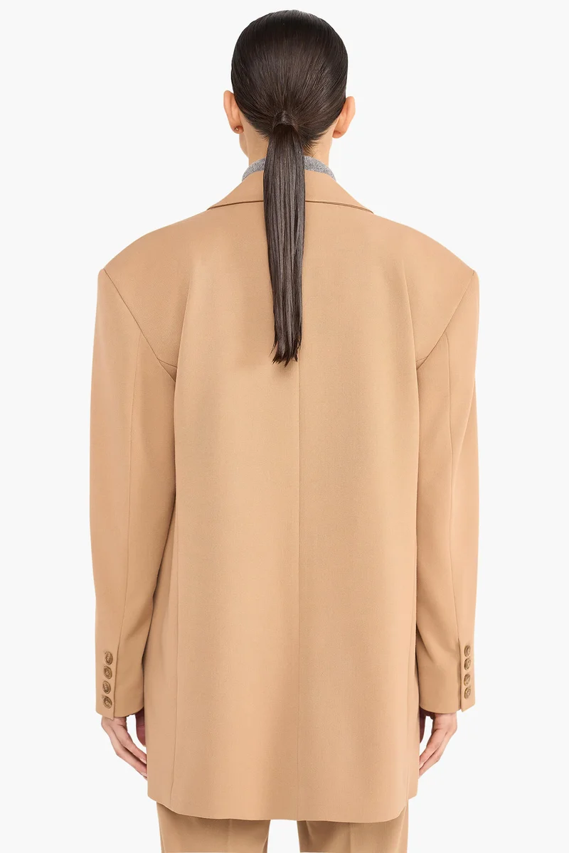 Women's Oversized Blazer Buddy Beige