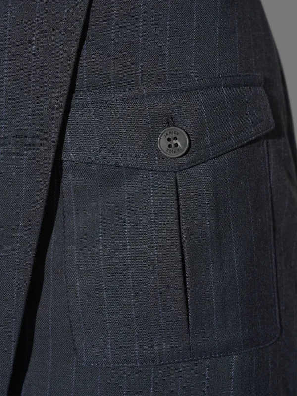 Blazer Dames Blauw Krijtstreep Martin