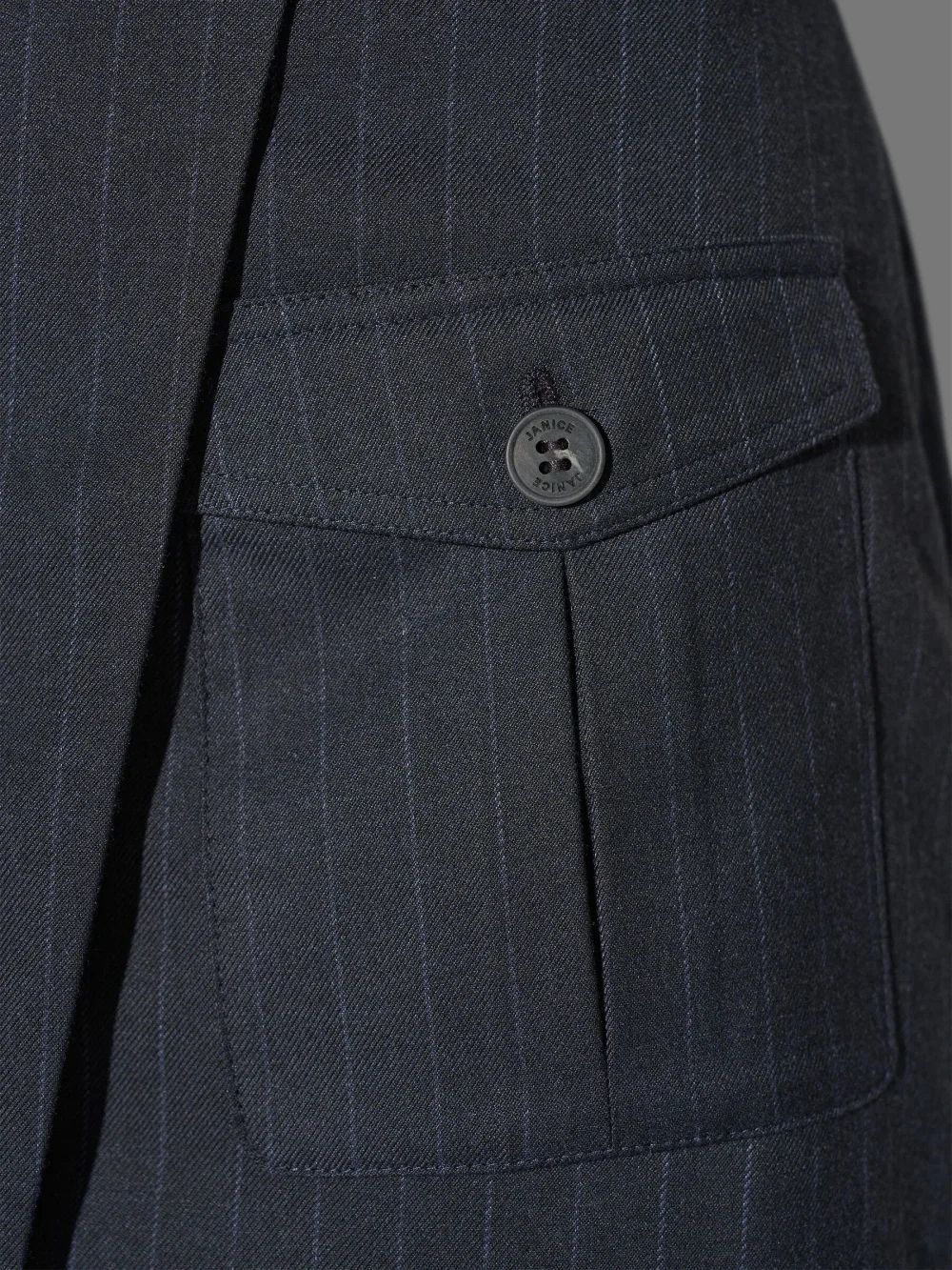 Blazer Dames Blauw Krijtstreep Martin