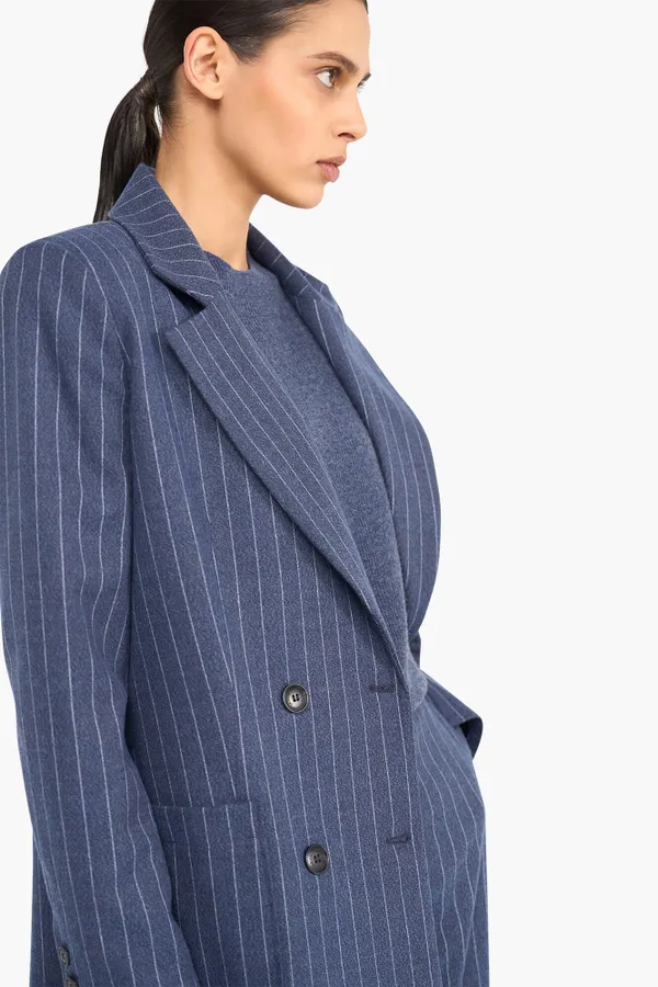 Blazer Dames Double Breasted Martin Blauw Streep