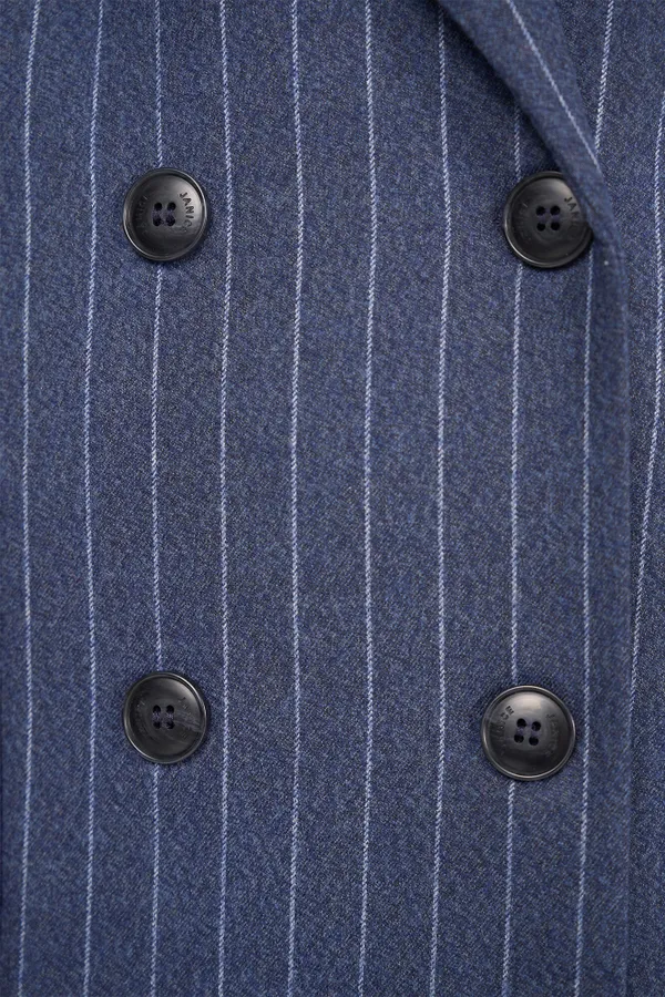 Blazer Dames Double Breasted Martin Blauw Streep