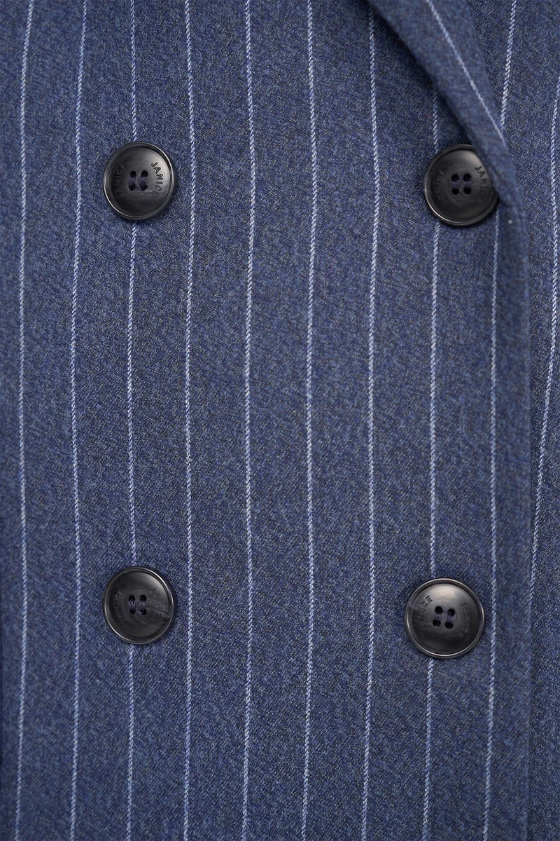 Blazer Dames Double Breasted Martin Blauw Streep