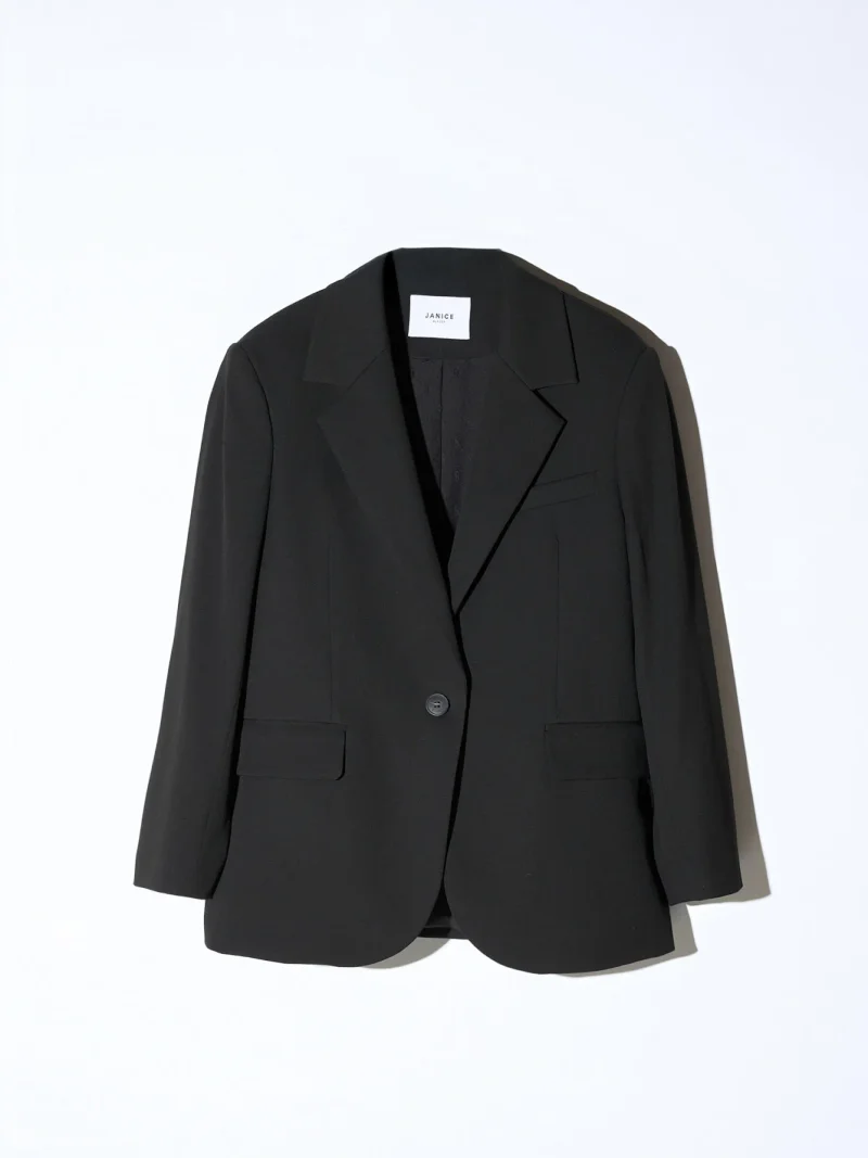Blazer Dames Boyfriend Zwart Oxen