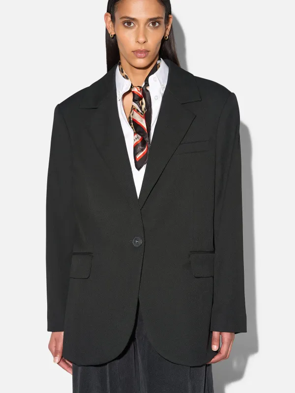 Blazer Dames Boyfriend Zwart Oxen