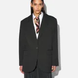 Blazer Dames Boyfriend Zwart Oxen