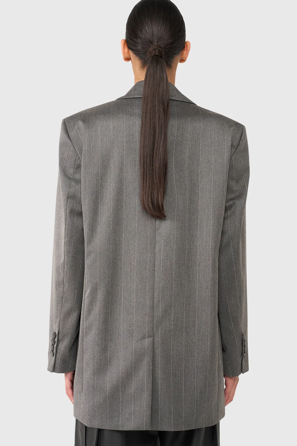 Hank Gray Stripe Lurex