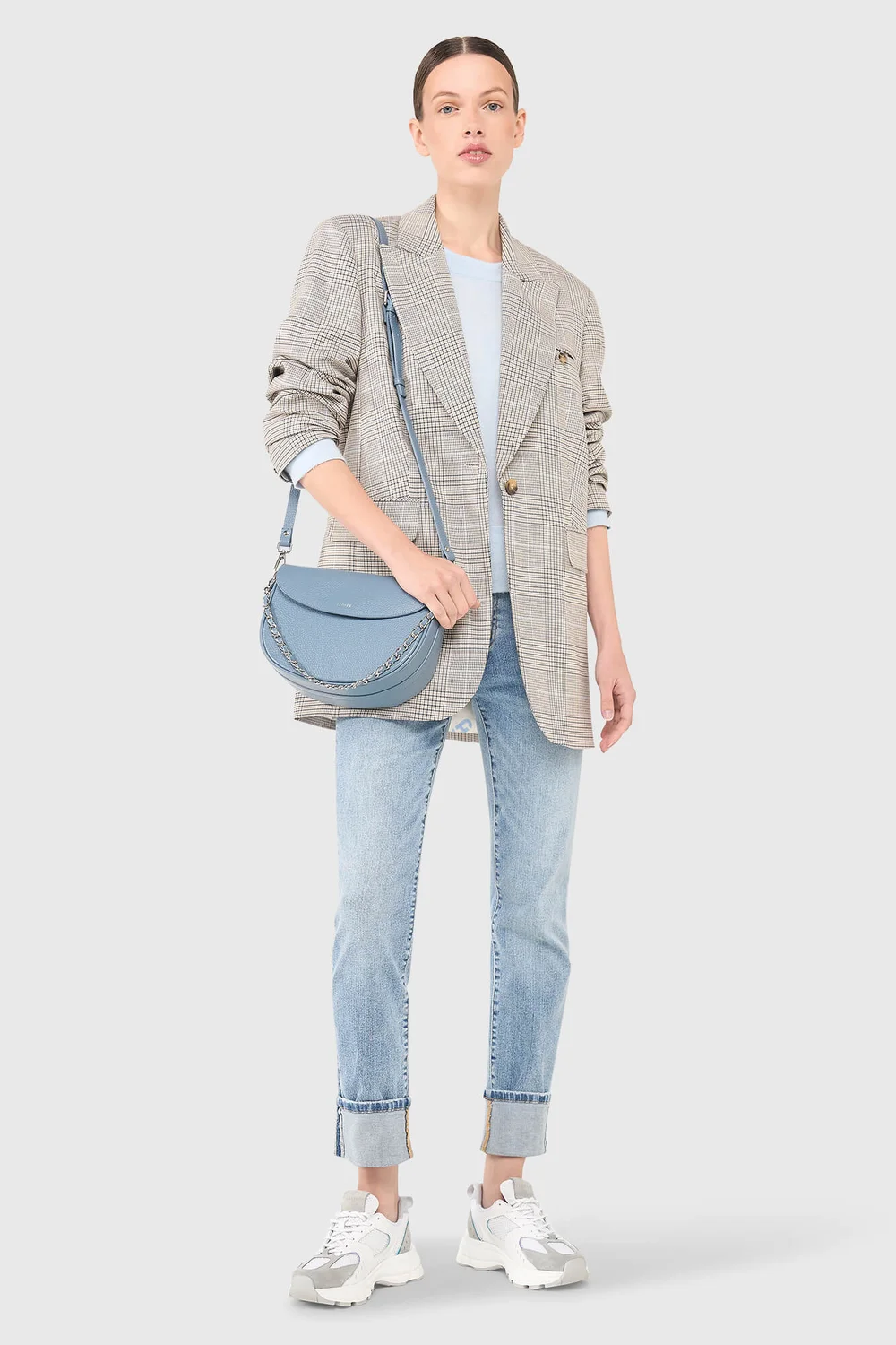 Hank Blazer, Checkered, Beige