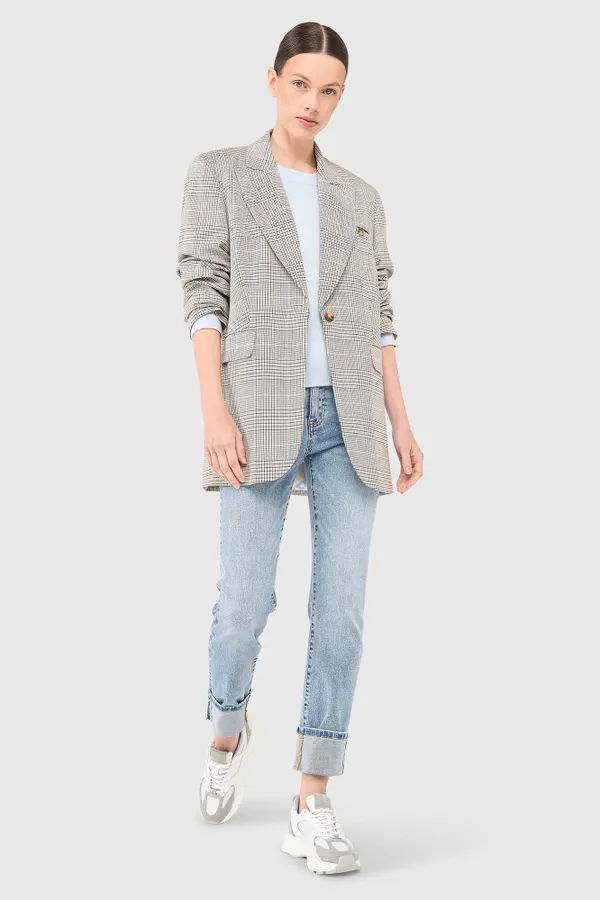 Hank Blazer, Checkered, Beige