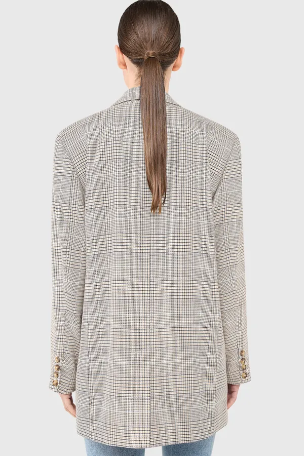 Hank Blazer, Checkered, Beige
