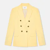 Blazer Dames Knopen Getailleerd Connor Geel