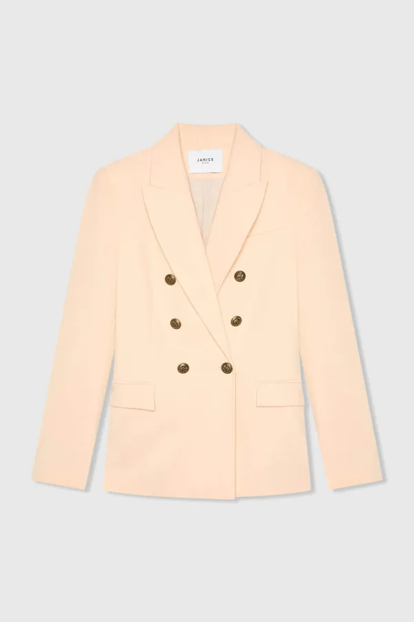 Women's Button-Down Fitted Blazer Connor Peach