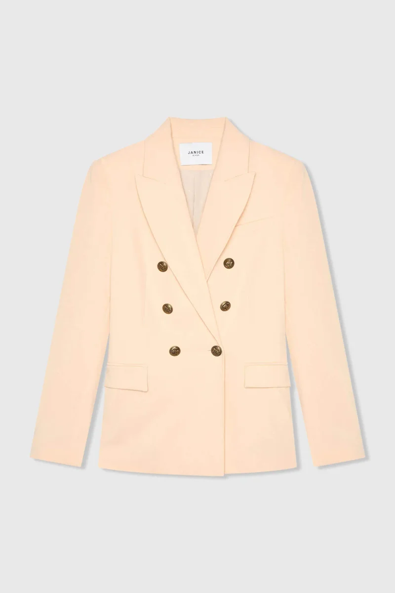 Women's Button-Down Fitted Blazer Connor Peach