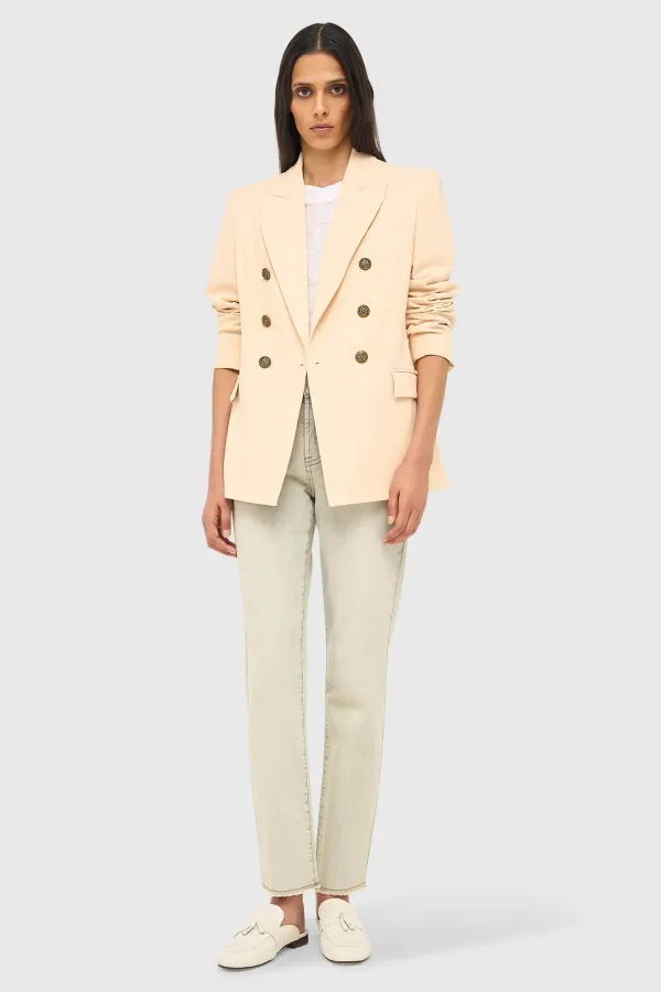 Women's Button-Down Fitted Blazer Connor Peach