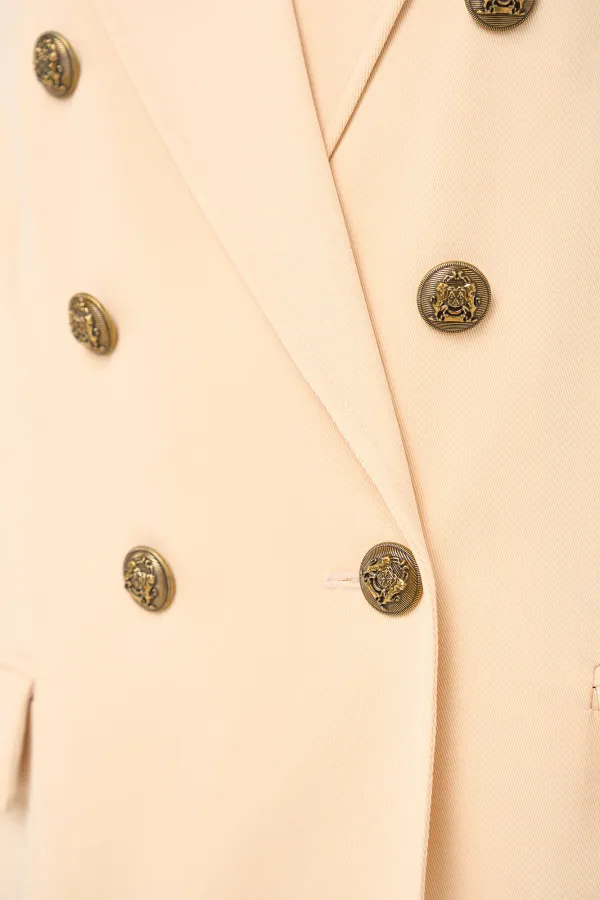 Women's Button-Down Fitted Blazer Connor Peach