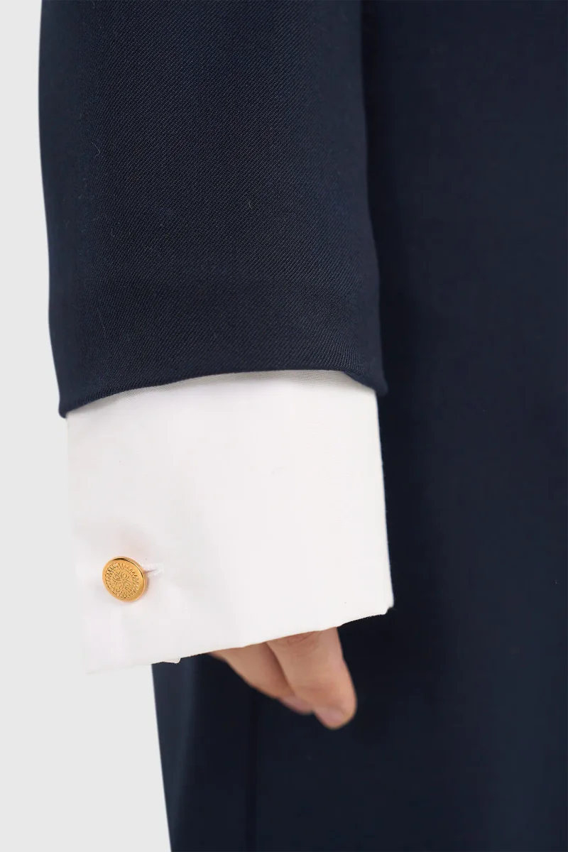 Damen-Blazer, kurz, blau, Stan