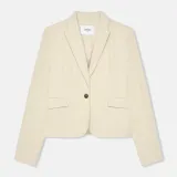Blazer Dames Kort Getailleerd Lamar Groen