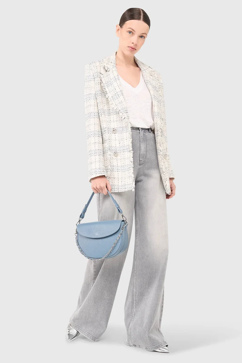 Martin Blazer Off-White Metallic