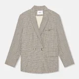 Blazer Dames Ruit Jones Beige