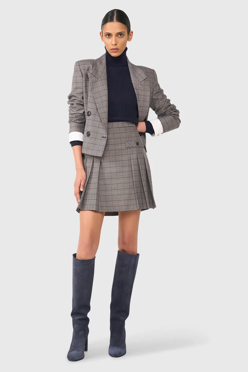 Stan Blue Beige Check