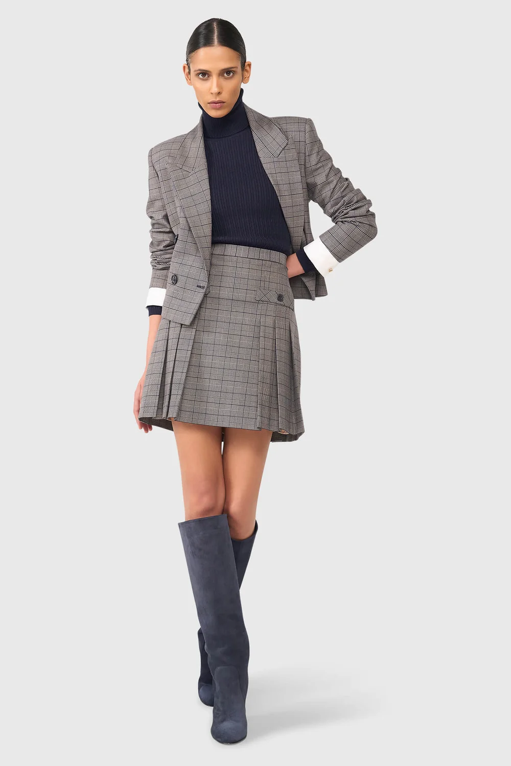 Stan Blue Beige Check
