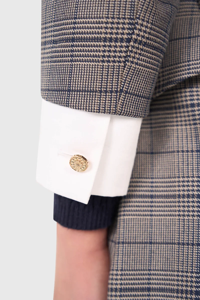 Stan Blue Beige Check