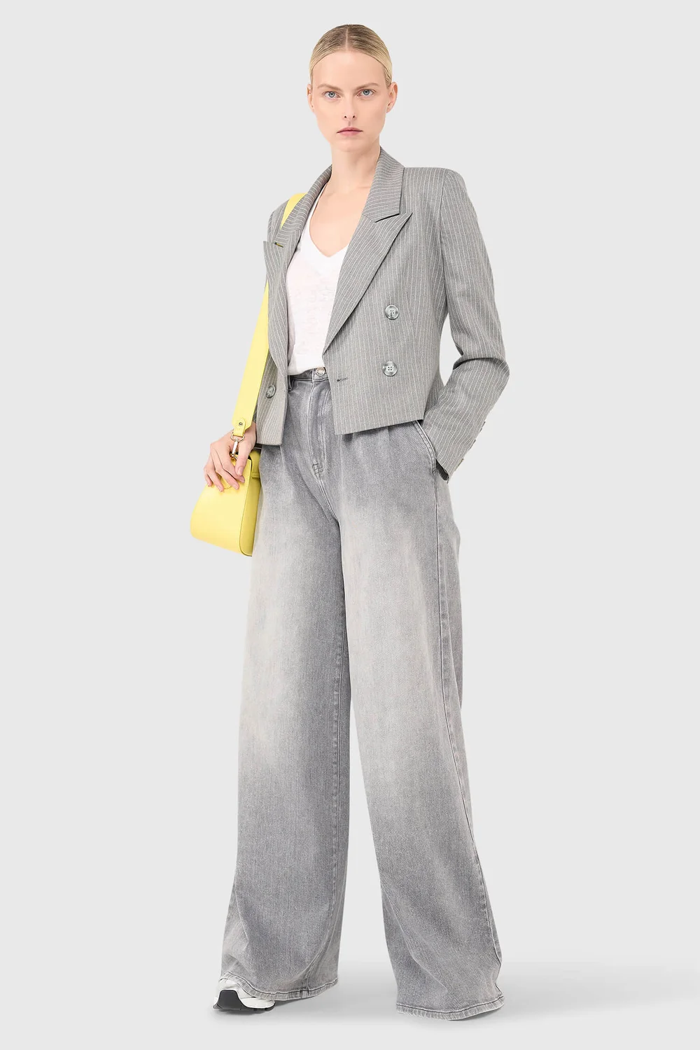 Stan Blazer Gray Stripe