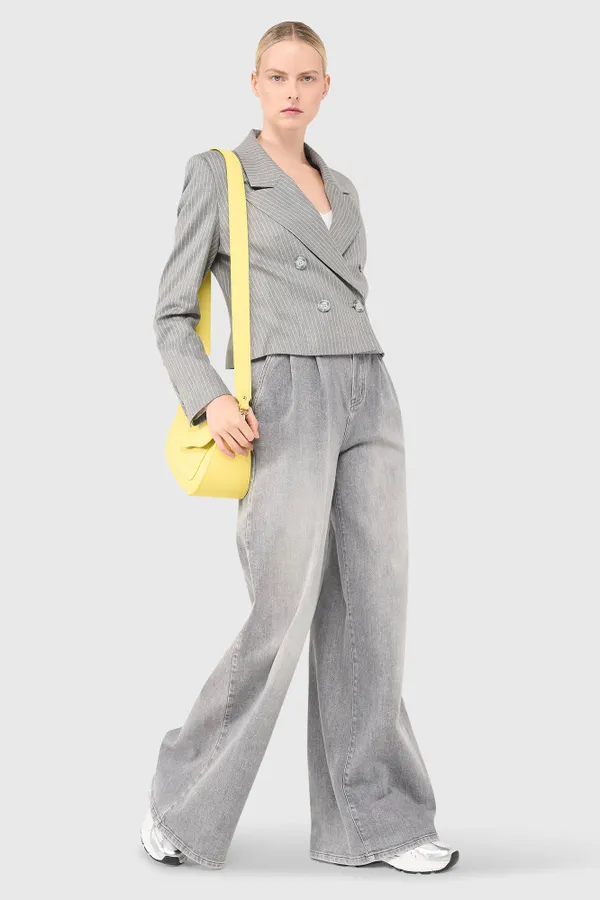 Stan Blazer Gray Stripe